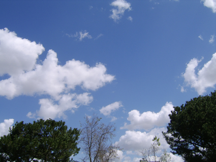 Cumulus clouds 2 Irvine, CA March 27 2007