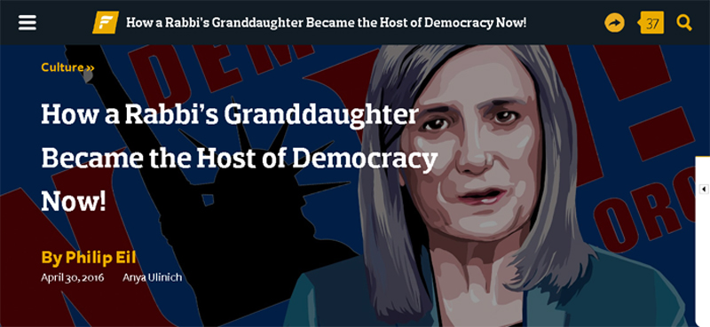 Amy Goodman, rabbi's granddaughter