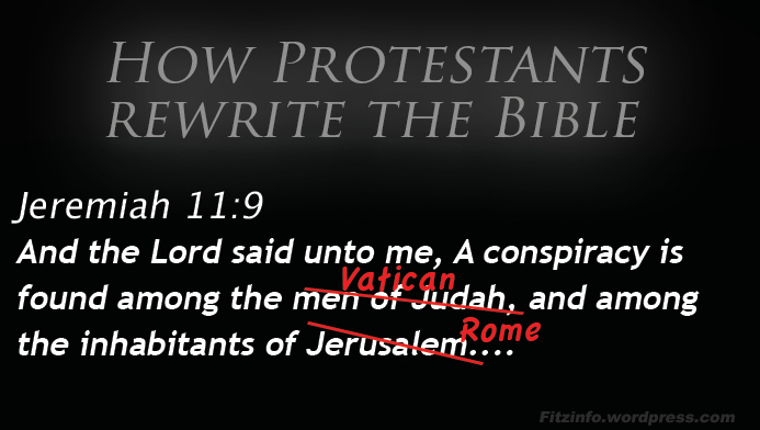 Protestants Rewrite Bible