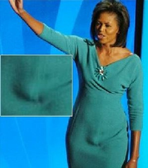 Michelle dress bulge