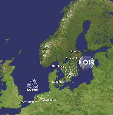 Scandinavia Map with HAARP locations