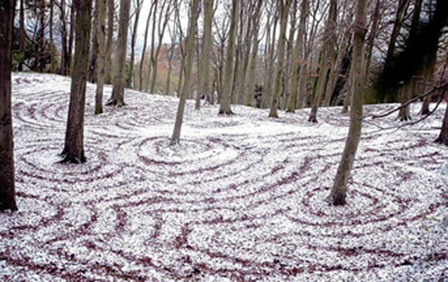 UK Snow circles of Gloucestershire Dec 9 2010