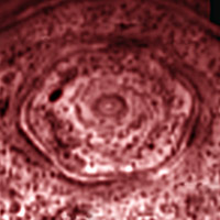 Saturn Cymatic Hexagon from Casinni